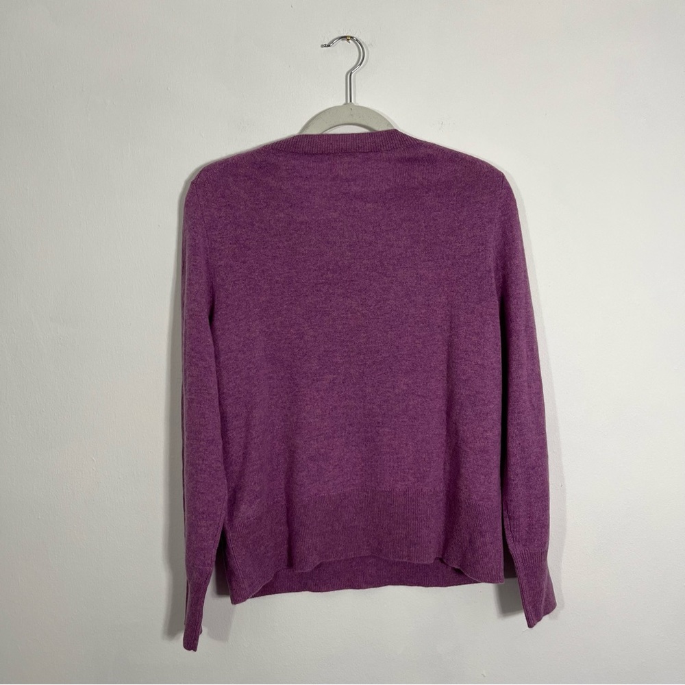 J. Crew Women's Crewneck Sweater in crushed grape - Picture 6 of 8